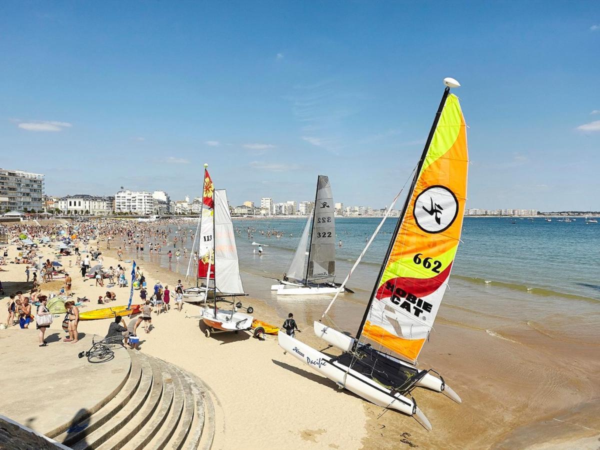 Appartement T2 Face Plage Avec Balcon, Cuisine Equipee Et Tv - Fr-1-92-908 Les Sables-dʼOlonne Eksteriør bilde